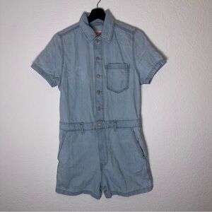 Levis Heritage Short Sleeve denim romper